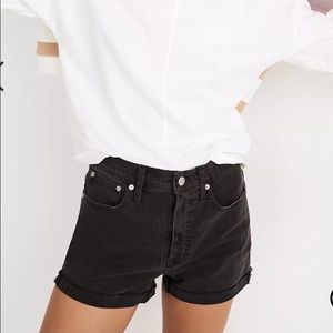 Madewell High-Rise Denim Shorts Raw-Hem Edition